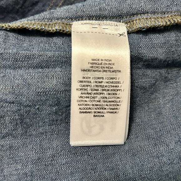 Lauren Ralph Lauren Women's Belted Denim Tiered Shirtdress 22W - Picture 12 of 13